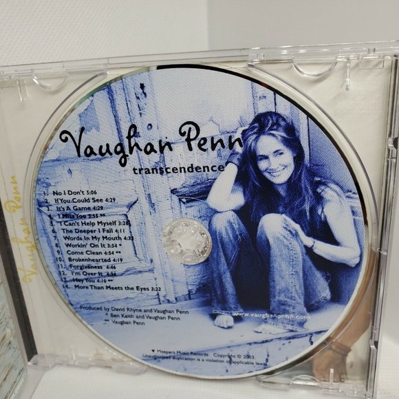 Vaughan Penn Transcendence Vaughan Penn CD PUVG No Scratches - Picture 9 of 9